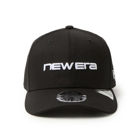 ニューエラ キャップ 9FIFTY ストレッチ スナップバック LINEAR LOGO STRETCH SNAPBACK CAP BLACK