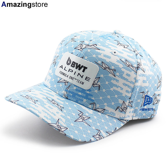 ニューエラ キャップ 9SEVENTY ストレッチ スナップバック BWT アルピーヌ フォーミュラワン チーム JAPAN GP BASEBALL CAP STRETCH SNAPBACK CAP WHITE-SKY