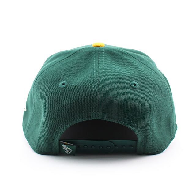 ニューエラ キャップ 9SEVENTY ストレッチ スナップバック オークランド アスレチックス MLB STRETCH SNAPBACK CAP GREEN GOLD