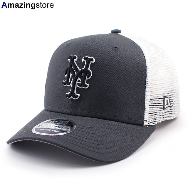 シティコネクト ニューエラ キャップ 9SEVENTY ストレッチ スナップバック ニューヨーク メッツ MLB CITY CONNECT STRETCH TRUCKER MESH CAP CHARCOAL
