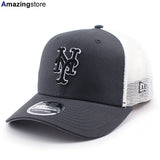 シティコネクト ニューエラ キャップ 9SEVENTY ストレッチ スナップバック ニューヨーク メッツ MLB CITY CONNECT STRETCH TRUCKER MESH CAP CHARCOAL