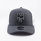 シティコネクト ニューエラ キャップ 9SEVENTY ストレッチ スナップバック ニューヨーク メッツ MLB CITY CONNECT STRETCH TRUCKER MESH CAP CHARCOAL