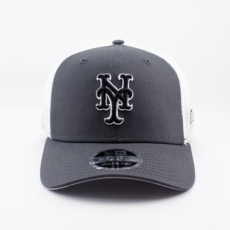シティコネクト ニューエラ キャップ 9SEVENTY ストレッチ スナップバック ニューヨーク メッツ MLB CITY CONNECT STRETCH TRUCKER MESH CAP CHARCOAL