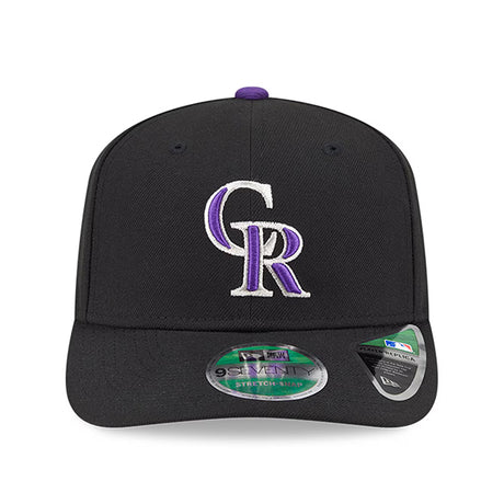 ニューエラ キャップ 9SEVENTY ストレッチ スナップバック コロラド ロッキーズ MLB STRETCH SNAPBACK CAP BLACK