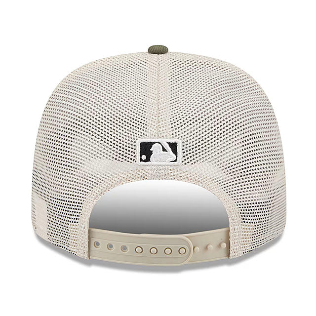 ニューエラ キャップ 9SEVENTY ニューヨーク メッツ 2025 MLB ARMED FORCES STRETCH MESH SNAPBACK CAP LT BEIGE