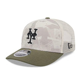 ニューエラ キャップ 9SEVENTY ニューヨーク メッツ 2025 MLB ARMED FORCES STRETCH MESH SNAPBACK CAP LT BEIGE