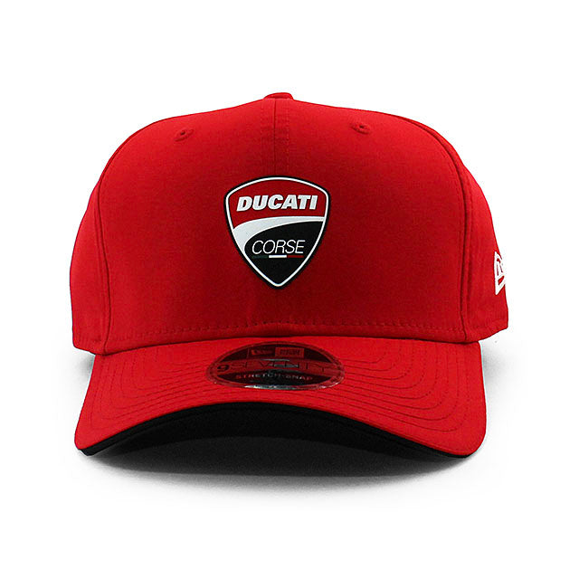 ニューエラ キャップ 9SEVENTY ストレッチ スナップバック ドゥカティ コルセ STRETCH SNAPBACK RED