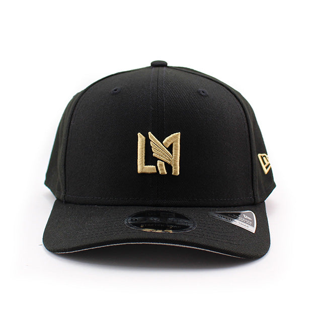 ニューエラ キャップ 9SEVENTY ストレッチ スナップバック ロサンゼルス FC MLS STRETCH SNAPBACK CAP BLACK