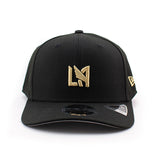 ニューエラ キャップ 9SEVENTY ストレッチ スナップバック ロサンゼルス FC MLS STRETCH SNAPBACK CAP BLACK