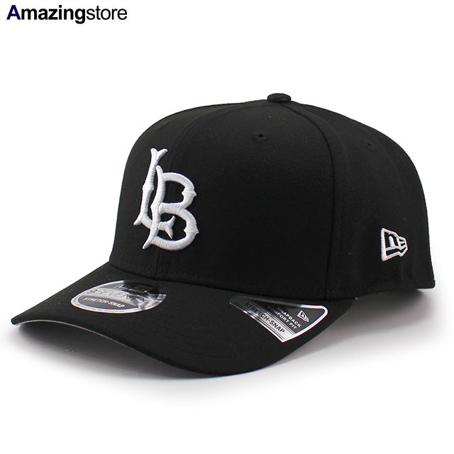 ニューエラ キャップ 9SEVENTY ストレッチ スナップバック ロングビーチ ステート フォーティーナイナーズ NCAA STRETCH SNAPBACK CAP BLACK