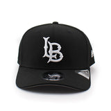 ニューエラ キャップ 9SEVENTY ストレッチ スナップバック ロングビーチ ステート フォーティーナイナーズ NCAA STRETCH SNAPBACK CAP BLACK