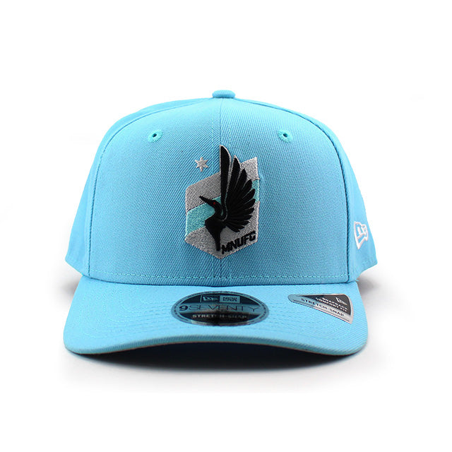 ニューエラ キャップ 9SEVENTY ストレッチ スナップバック ミネソタ ユナイテッド FC MLS STRETCH SNAPBACK CAP LIGHT BLUE