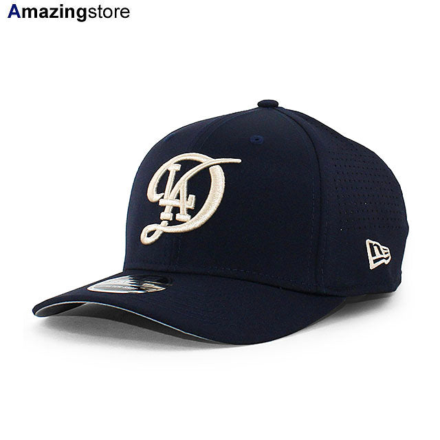 ニューエラ キャップ 9SEVENTY ロサンゼルス ドジャース MLB CITY CONNECT PERF STRETCH SNAPBACK CAP NAVY