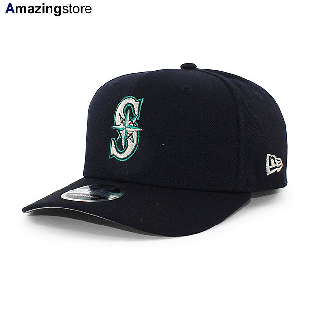 ニューエラ キャップ 9SEVENTY ストレッチ スナップバック シアトル マリナーズ MLB STRETCH SNAPBACK CAP NAVY