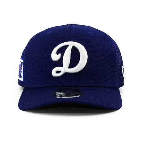 ニューエラ キャップ 9SEVENTY ストレッチ スナップバック ロサンゼルス ドジャース 2025 MLB SPRING TRAINING STRETCH MESH SNAPBACK CAP BLUE