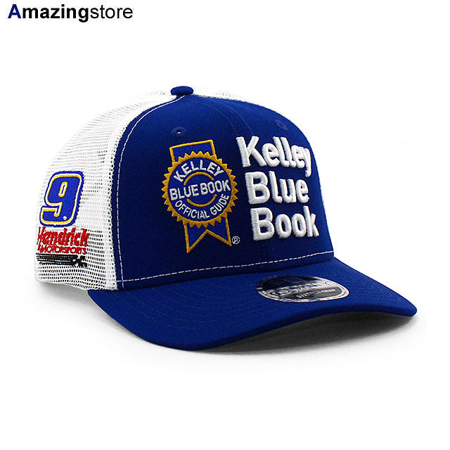ニューエラ キャップ 9SEVENTY ナスカー チェイス エリオット KELLEY BLUE BOOK STRETCH MESH SNAPBACK CAP BLUE