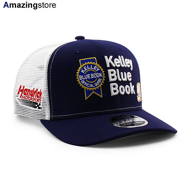 ニューエラ キャップ 9SEVENTY ナスカー チェイス エリオット KELLEY BLUE BOOK STRETCH MESH SNAPBACK CAP NAVY