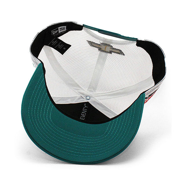 ニューエラ メッシュキャップ 9SEVENTY ナスカー チェイス エリオット UniFirst STRETCH MESH SNAPBACK CAP GREEN