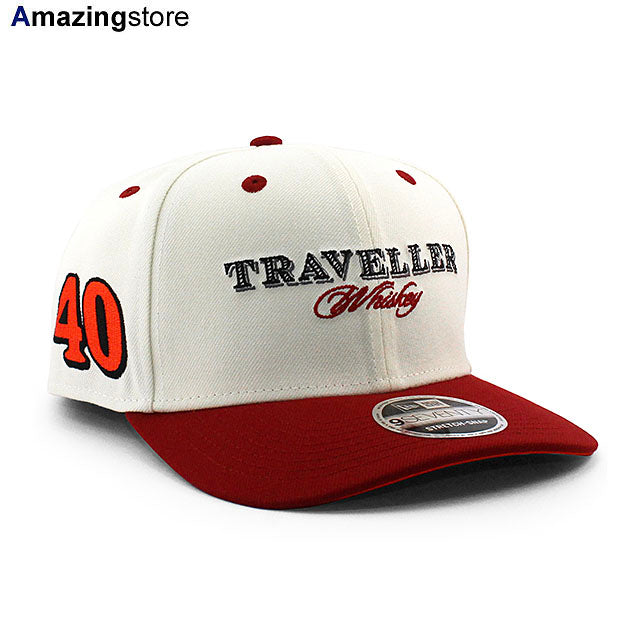 ニューエラ キャップ 9SEVENTY ナスカー ジャスティン オルゲイアー TRAVELLER WHISKEY STRETCH SNAPBACK CAP WHITE