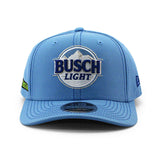 ニューエラ キャップ 9SEVENTY ナスカー ロス チャステイン BUSCH LIGHT STRETCH MESH SNAPBACK CAP LT BLUE