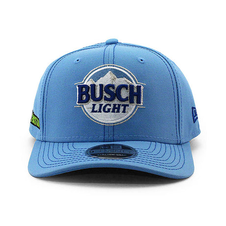 ニューエラ キャップ 9SEVENTY ナスカー ロス チャステイン BUSCH LIGHT STRETCH MESH SNAPBACK CAP LT BLUE