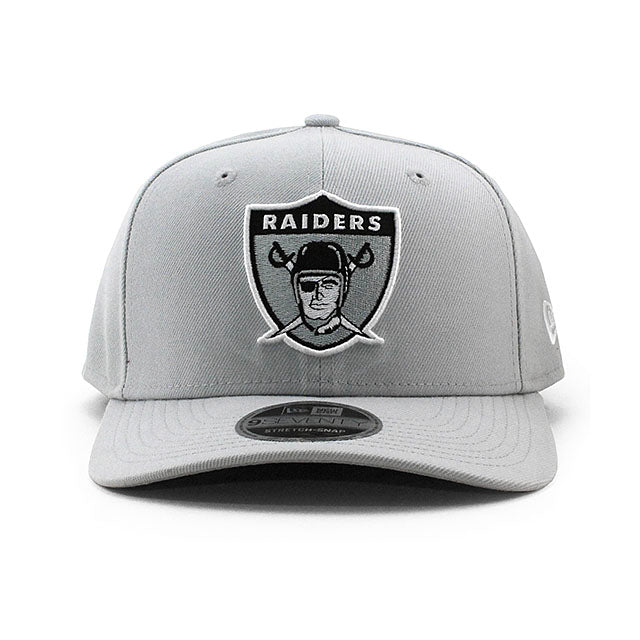 ニューエラ キャップ 9SEVENTY ラスベガス レイダース NFL STRETCH SNAPBACK CAP GREY