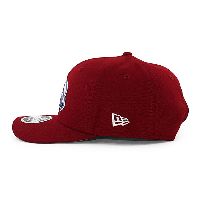 ニューエラ キャップ 9SEVENTY コロラド アバランチ NHL STRETCH SNAPBACK CAP WINE
