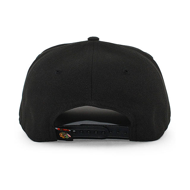ニューエラ キャップ 9SEVENTY シカゴ ブラックホークス NHL STRETCH SNAPBACK CAP BLACK