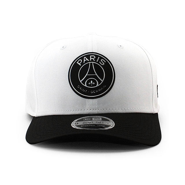 ニューエラ キャップ 9SEVENTY パリ サンジェルマン FC PSG 5TH KIT STITCH SNAPBACK CAP WHITE