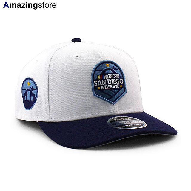 ニューエラ キャップ 9SEVENTY ナスカー サンディエゴ ウィークエンド RACE THE BASE STRETCH SNAPBACK CAP WHITE