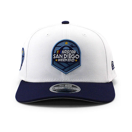 ニューエラ キャップ 9SEVENTY ナスカー サンディエゴ ウィークエンド RACE THE BASE STRETCH SNAPBACK CAP WHITE