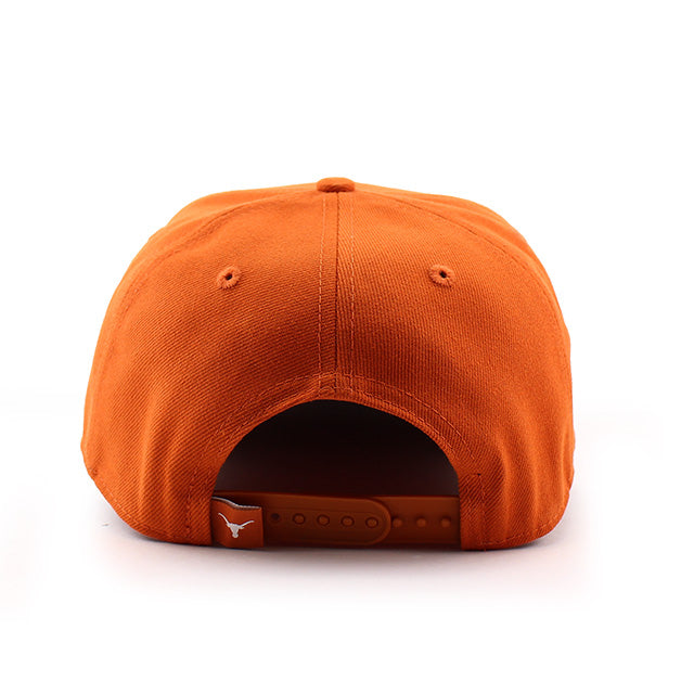 ニューエラ キャップ 9SEVENTY ストレッチ スナップバック テキサス ロングホーンズ NCAA STRETCH SNAPBACK CAP BURNT ORANGE