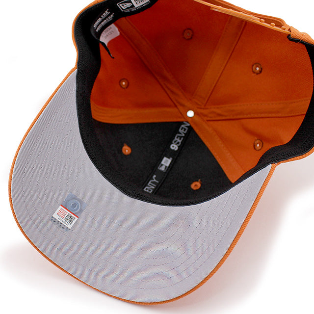 ニューエラ キャップ 9SEVENTY ストレッチ スナップバック テキサス ロングホーンズ NCAA STRETCH SNAPBACK CAP BURNT ORANGE