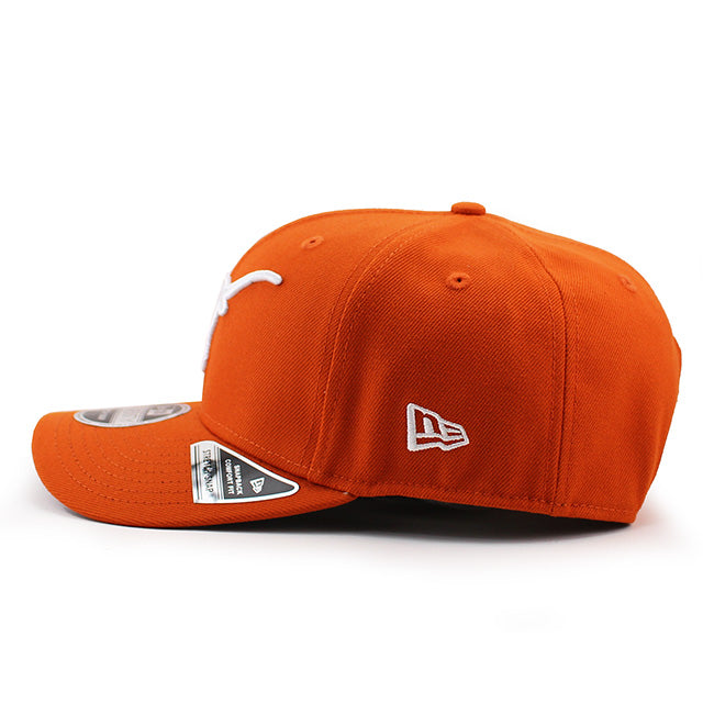 ニューエラ キャップ 9SEVENTY ストレッチ スナップバック テキサス ロングホーンズ NCAA STRETCH SNAPBACK CAP BURNT ORANGE