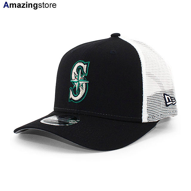 ニューエラ キャップ 9SEVENTY シアトル マリナーズ MLB TRUCKER MESH CAP NAVY