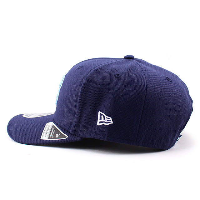 ニューエラ キャップ 9SEVENTY ストレッチ スナップバック ノースカロライナ ターヒールズ NCAA STRETCH SNAPBACK CAP NAVY