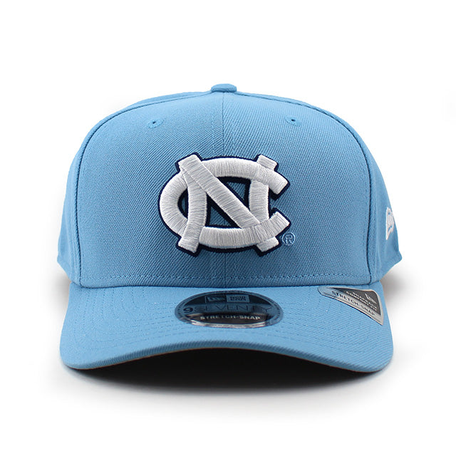 ニューエラ キャップ 9SEVENTY ストレッチ スナップバック ノースカロライナ ターヒールズ NCAA STRETCH SNAPBACK CAP LIGHT BLUE