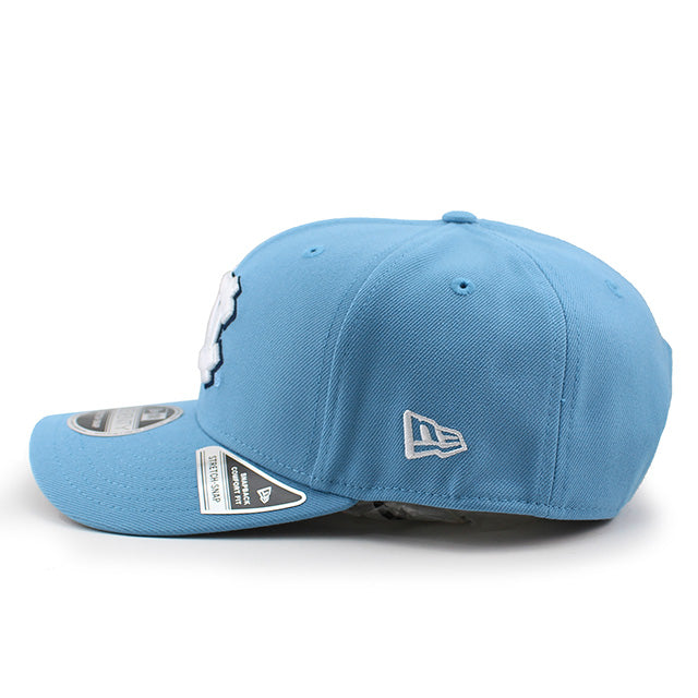 ニューエラ キャップ 9SEVENTY ストレッチ スナップバック ノースカロライナ ターヒールズ NCAA STRETCH SNAPBACK CAP LIGHT BLUE