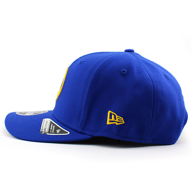 ニューエラ キャップ 9SEVENTY ストレッチ スナップバック ゴールデンステイト ウォリアーズ NBA STRETCH SNAPBACK CAP ROYAL BLUE