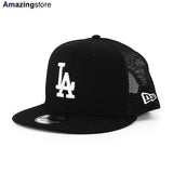 ニューエラ メッシュキャップ 9FIFTY ロサンゼルス ドジャース MLB TEAM BASIC MESH SNAPBACK CAP BLACK