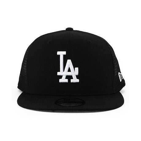 ニューエラ メッシュキャップ 9FIFTY ロサンゼルス ドジャース MLB TEAM BASIC MESH SNAPBACK CAP BLACK
