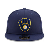 ニューエラ キャップ 9FIFTY スナップバック ミルウォーキー ブルワーズ MLB TEAM COLOR SNAPBACK NAVY
