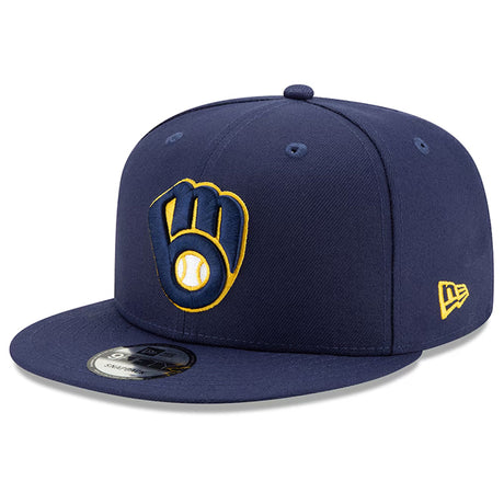 ニューエラ キャップ 9FIFTY スナップバック ミルウォーキー ブルワーズ MLB TEAM COLOR SNAPBACK NAVY