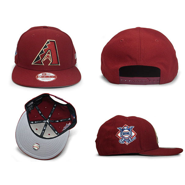 ニューエラ 9FIFTY アリゾナ ダイヤモンドバックス LEAGUE REPLICA GAME SNAPBACK BRICK RED NEW ERA ARIZONA DIAMONDBACKS S/M ワンサイズ