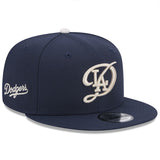 海外取寄 子供用 シティコネクト ニューエラ キャップ 9FIFTY ロサンゼルス ドジャース YOUTH MLB CITY CONNECT SNAPBACK CAP NAVY