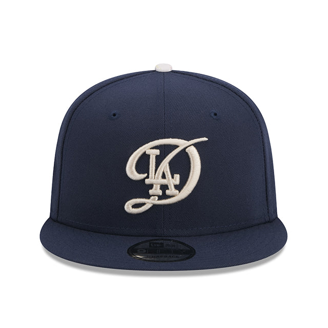 海外取寄 子供用 シティコネクト ニューエラ キャップ 9FIFTY ロサンゼルス ドジャース YOUTH MLB CITY CONNECT SNAPBACK CAP NAVY