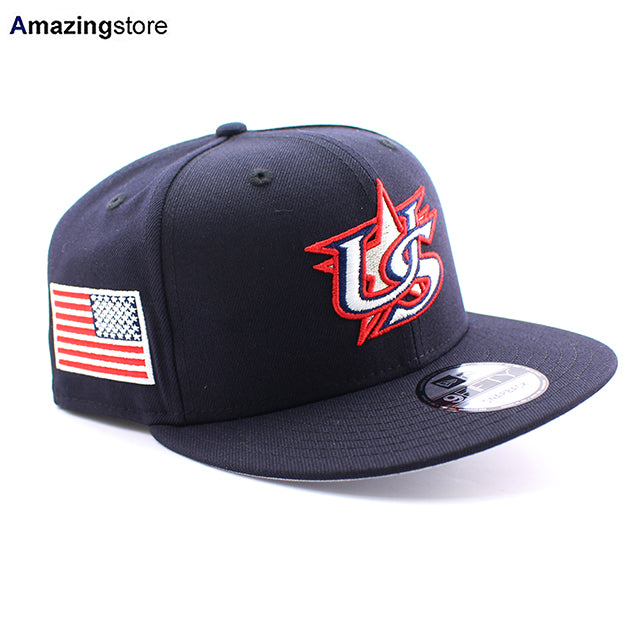 ニューエラ キャップ 9FIFTY WBC アメリカ 2026 WORLD BASEBALL CLASSIC SNAPBACK CAP NAVY