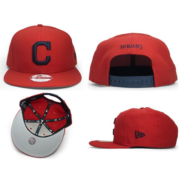 ニューエラ 9FIFTY クリーブランド インディアンス REPLICA ALTERNATE-1 SNAPBACK CAP RED NEW –  Amazingstore