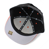 ニューエラ キャップ 9FIFTY スナップバック ニューヨーク ニックス NBA HWC STEP-ABOVE SNAPBACK CAP BLACK ORANGE