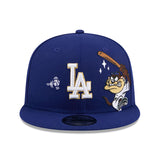 ニューエラ ルーニー テューンズ キャップ 9FIFTY ロサンゼルス ドジャース MLB TASMANIAN DEVIL SWING SNAPBACK CAP ROYAL BLUE